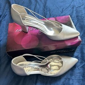 Easy Street Silver Heels for Women